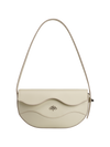 Ascot Grey Linearity handbag with a subtle design on a white background